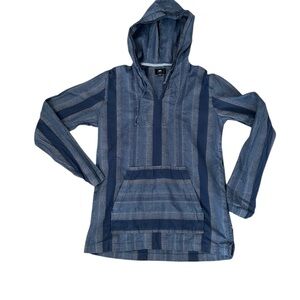 Obey Blue Striped Hoodie